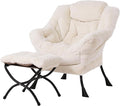 Tiita Lazy Chair with Ottoman, Comfy Leisure Sofa Armchair with Ottoman by TiitaHome