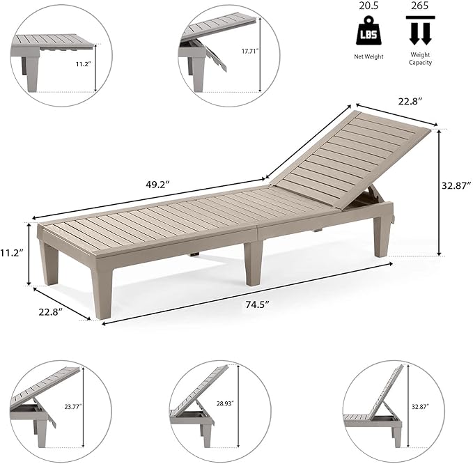 Nestl Sun Tanning Chair - Image 3