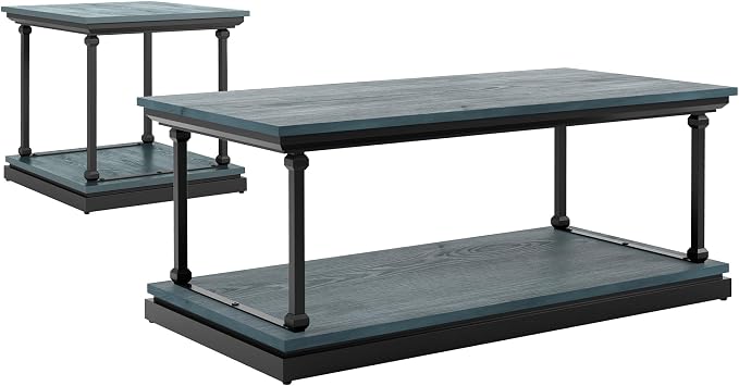 24/7 Shop at Home Ambridge Transitional Multi-Storage Wood 2-Piece Coffee Table by 247SHOPATHOME