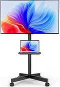 Mobile TV Stand for 23-65 Inch LCD LED Flat/Curved Panel Screen TVs, Height by Unknown