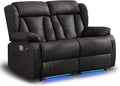 58.3" Reclining Loveseat Sofa, RV Loveseat Recliner Couch by WISHDEER