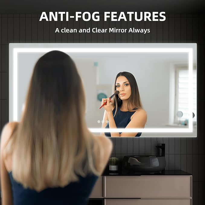 72x36 Inches LED Bathroom Mirror - Image 7