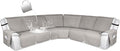 HDCAXKJ 100% Waterproof Reclining Sectional Couch Covers L Shape Recliner Sofa by HDCAXKJ