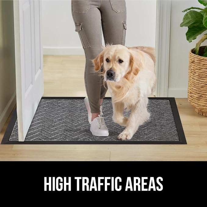 GORILLA GRIP 100% Waterproof All-Season WeatherMAX Doormat US Designed Natural - Image 6