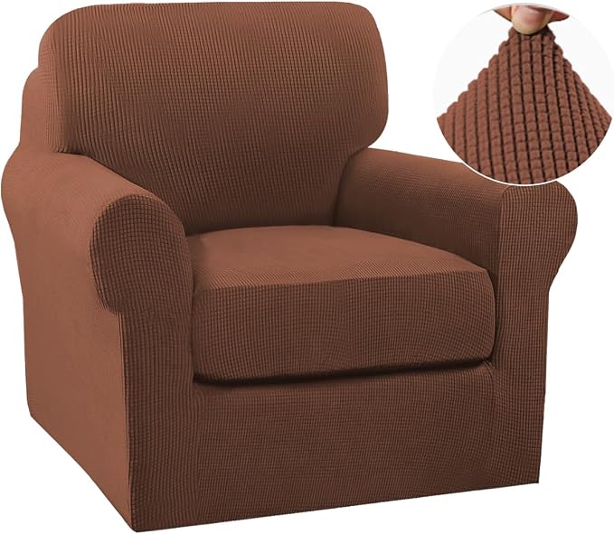 Turquoize 2 Piece Chair Covers Chair Slipcovers by Turquoize