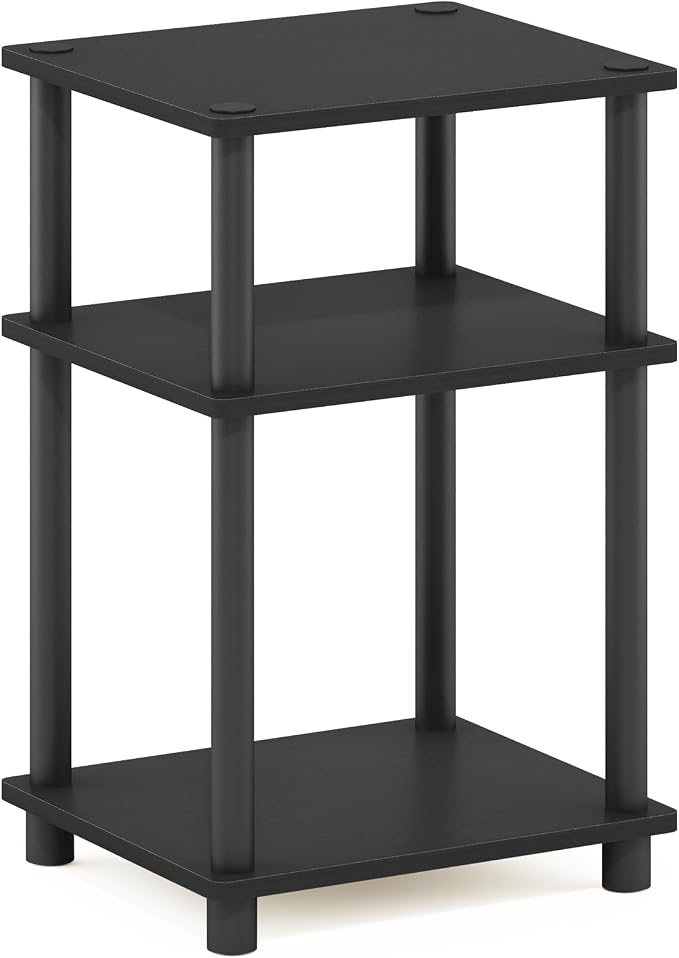 Furinno JUST Side Table, 3-Tier End Table, Open Shelves Night Stand, Bedside - Image 7