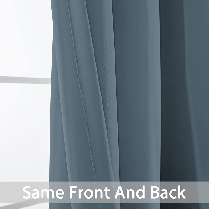 Yakamok Blackout Curtains Room Darkening Thermal Insulated Window Panels - Image 4