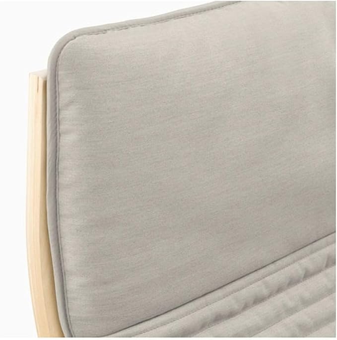IKEA Poang Armchair Birch Veneer Knisa Light Beige 792.407.90 - Image 4