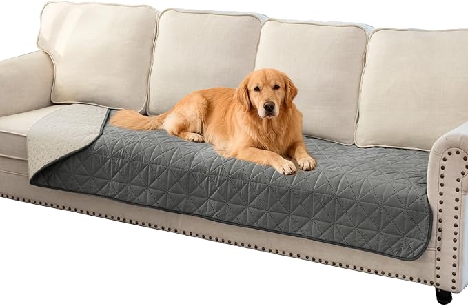 Ameritex Sofa Cover Waterproof for Seats Couch Cover for Dogs Pet Couch Cover - Image 5