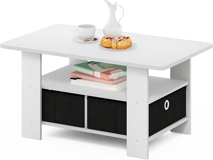 Furinno Andrey Coffee Table, Small Modern Center Table by Furinno-FitsYourSpaceFitsYourBudget