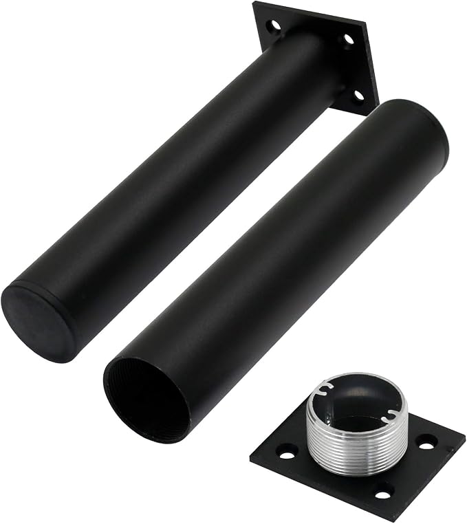 4 Pack Adjustable Furniture Legs Round 1.5" Dia Thickened Aluminum Alloy Sofa - Image 2