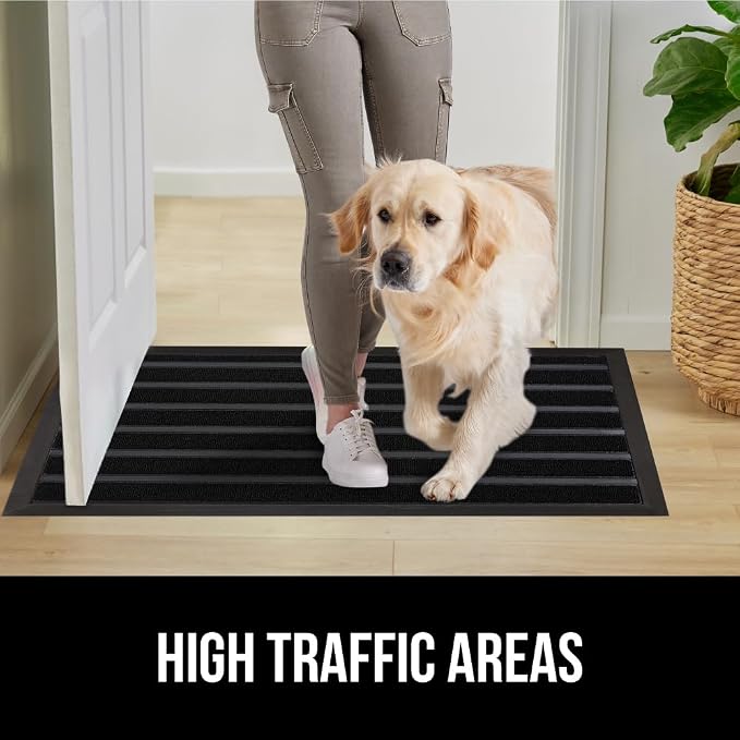 GORILLA GRIP 100% Waterproof All-Season WeatherMAX Doormat US Designed Natural - Image 6