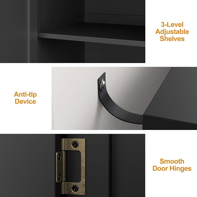 RoyalCraft 63'' Sideboard Buffet Cabinet - Image 6