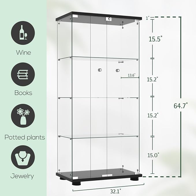 FANYUSHOW Glass Display Cabinet - Image 2