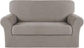 Turquoize Stretch Sofa Slipcover 2 Pieces Sofa Cover Couch Cover by Turquoize