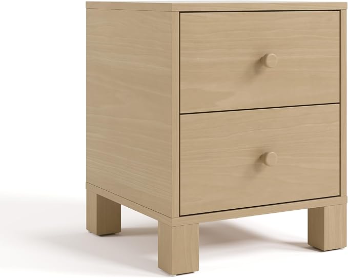 Storkcraft California 2-Drawer Nightstand – GREENGUARD Gold Certified, Premium by Storkcraft