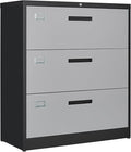Letaya File Cabinet with Lock-Lateral 3 Drawer Metal Filing by LetayaMetalCabinets