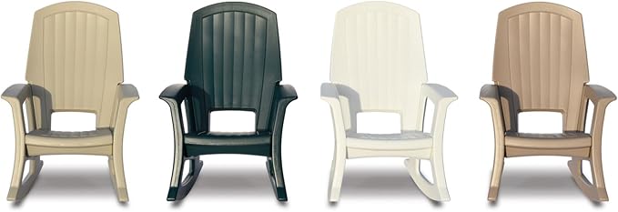Semco Rockaway Heavy-Duty Outdoor Rocking Chair w/Low Maintenance All-Weather - Image 10