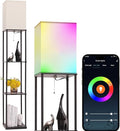 Gupuzm Floor Lamp with Shelves, with Modern Square Standing Lamp with Smart APP by GUPUZMproducesandsellslamp