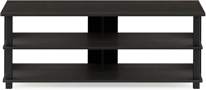 Furinno Sully 3-Tier Stand for TV up to 48 Inch, Espresso/Black - Image 4