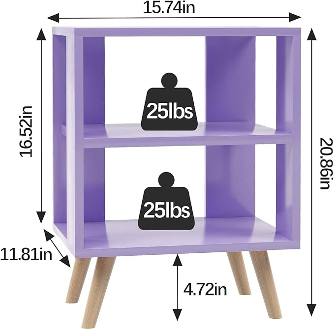 Aenuert Night Stand, Modern End Table - Image 2