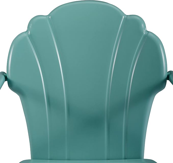Crosley Furniture Tulip 2-Piece Outdoor Chair Set, Retro Metal Patio Chairs - Image 9