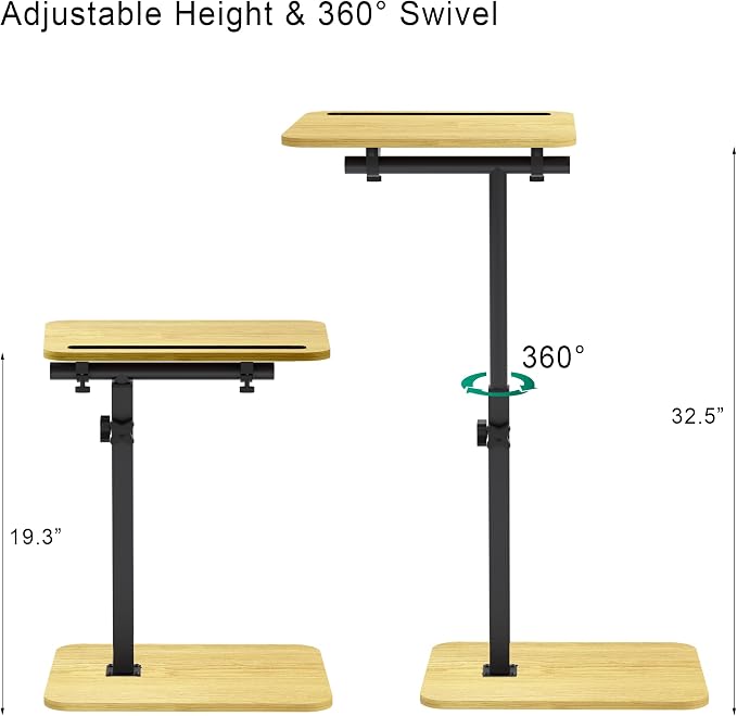TV Tray Side Table for Sofa - Image 6