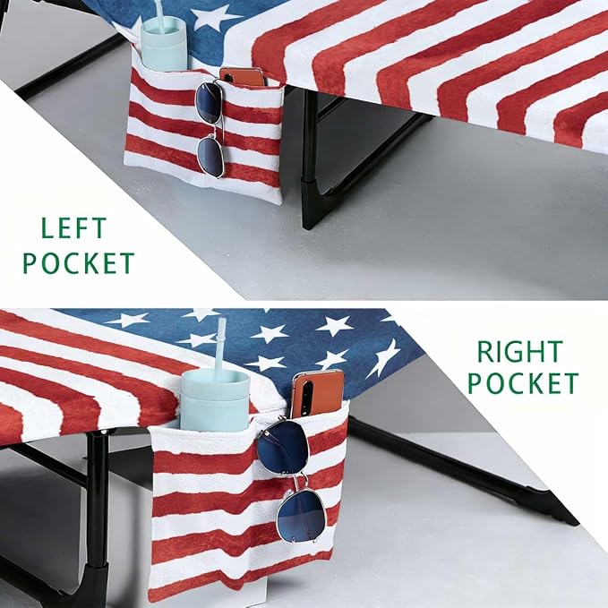 Irisbell Lounge Chair Towel Cover - Image 3