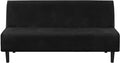 H.VERSAILTEX Velvet Futon Cover Armless Sofa Covers Sofa Bed Covers Stretch by HVERSAILTEX