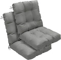 Outdoor Chair Cushions Set of 2, High Back Soft Seat Pad by zanwuhwyd