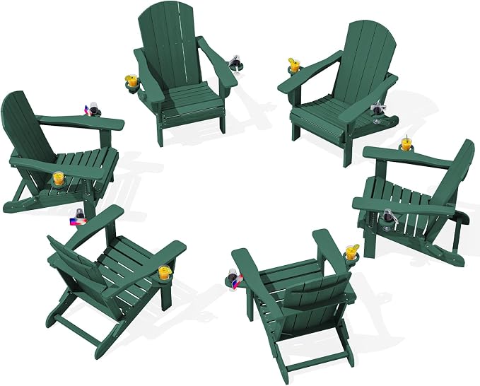 SERWALL Adirondack Chair with Cup Holders by SERWALL