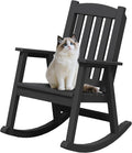 Greesum Outdoor Rocking Chair, 300lbs All-Weather Patio Rocker, Rust-Proof & by BuynowfromGreesum