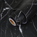 practicalWs 23.6''×118'' Marble Contact Paper Black/White Peel and Stick by practicalWs