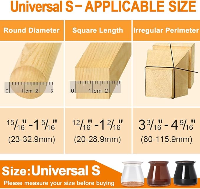 32 Pcs Chair Leg Floor Protectors - Image 5
