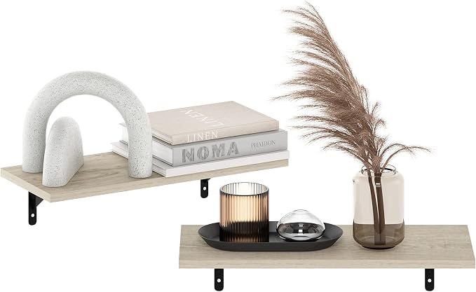Furinno Rossi Floating Shelves for Wall Set of 6, 18-Inch Wall Shelf, Floating - Image 6