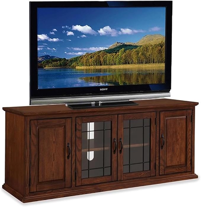 Leick Home 80360 Leaded Glass TV Stand - Image 4