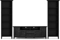 SIMPLIHOME Amherst TV Stand and Bookcase Bundle by SimpliHome