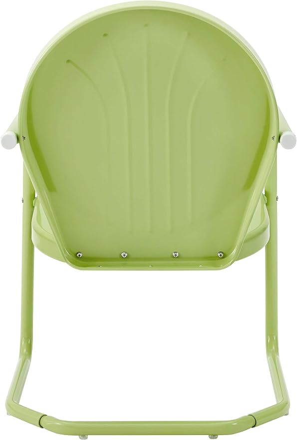 Crosley Furniture Griffith Outdoor Chair, Retro Metal Patio Chairs - Image 5