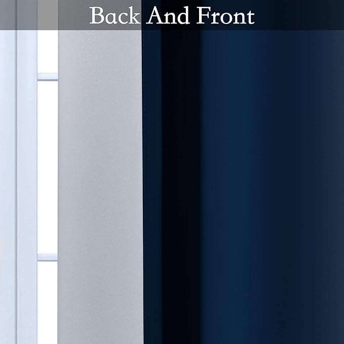 SimpleHome Ombre Room Darkening Curtains 84 inches Length - Image 4