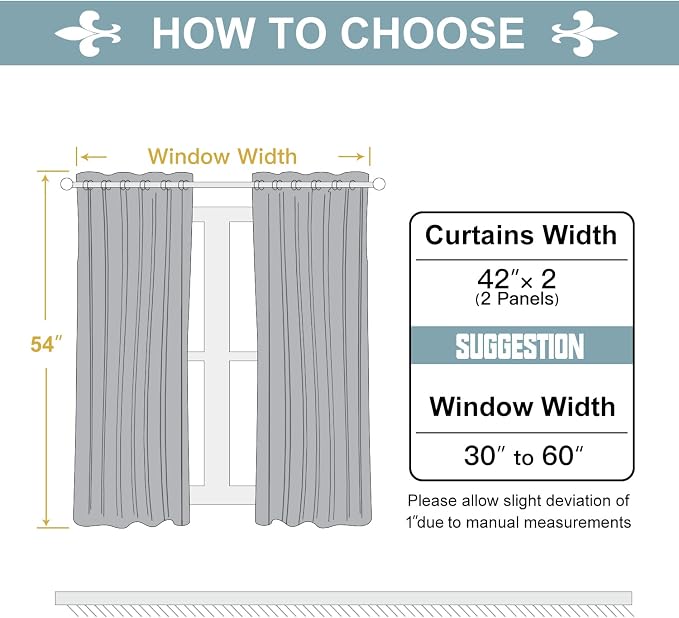 ChrisDowa White 100% Blackout Curtains - Image 7