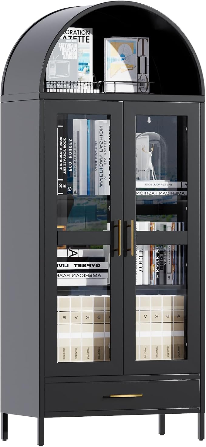 VEXPOR 73" Tall Arched Display Cabinet - Image 9