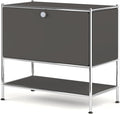 Metal Sidetable with Flap Door, 27.5" Height by SIMPLINK