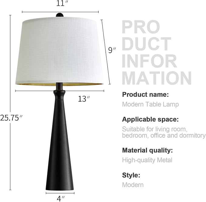 Oneach 25.75" Table Lamps Set of 2 - Image 2