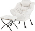 Tiita Lazy Chair with Ottoman, Comfy Leisure Sofa Armchair with Ottoman by TiitaHome