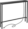 ELYKEN 5.9" Narrow Console Sofa Table by ELYKEN