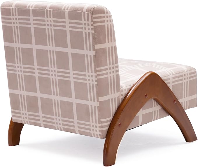 Oversized Accent Chair, upholstered armless mid Century Modern Living Room Chair - Image 9