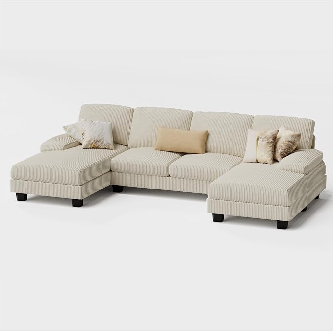 Furmax Sectional Couches for Living Room, U-Shaped Sofa Couch - Image 8