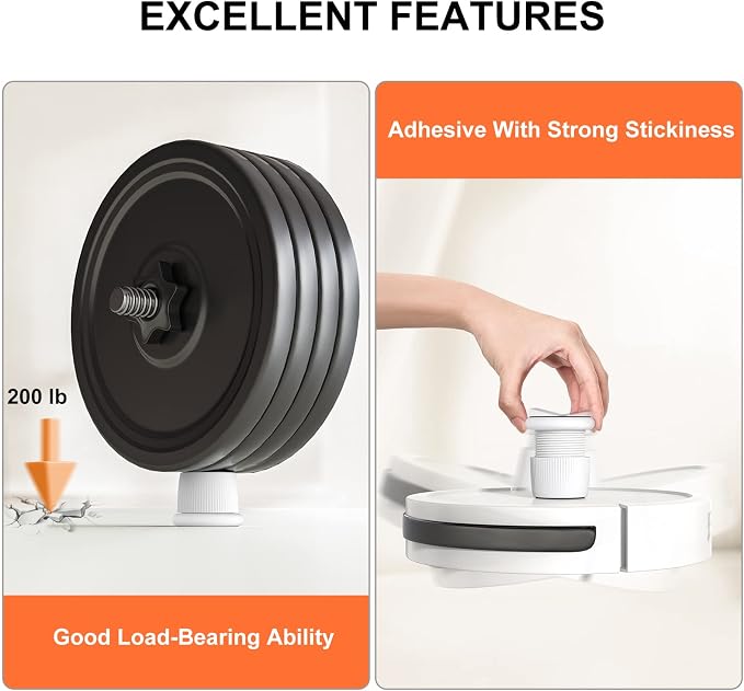 Adjustable Furniture Bed Risers, 1.6-2.6 inch Bed Risers Black, Durable Plastic - Image 6