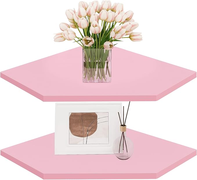 Homode Corner Floating Shelves, Corner Wall Shelf by Homode