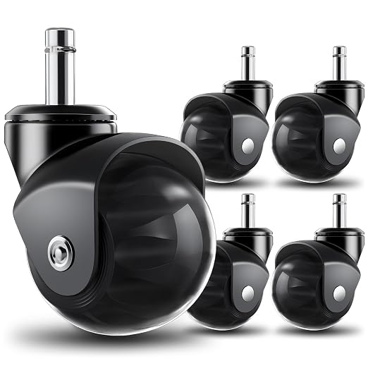 RidRed Office Chair Wheels Replacement Heavy Duty 2 Inch Roller Blade Wheels by RidRed